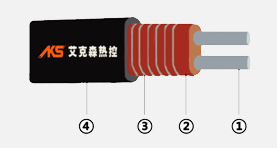 消防管道专用电伴热带结构