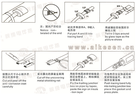 防爆电伴热带正确安装方式